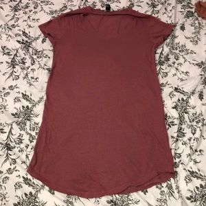 Mauve T shirt Dress
